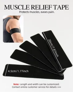XINRUI Elastic Athletic Sports Tape Kinesiology Muscle Support Stabilizing Training Gym Fitness Strain Wrap Waterproof Body