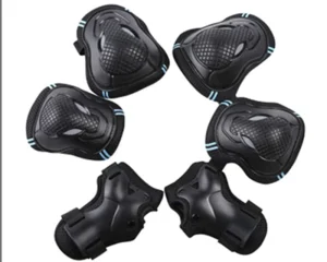 YSMLE Wrist Elbow Knee Pads Skateboard Protective Gear Kids Adult Professional Inline Roller Skate Cycling Protection