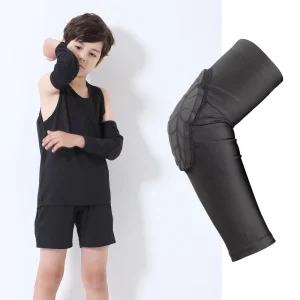 Youth Basketball Elbow Protectors Compression Sleeves Comfortable Summer for Football and Volleyball Elastic Anti Slip Arm Pads