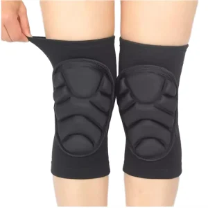 Youth Thick Sponge Nylon Knee Pads Elbow Sleeves Protective Sports Gear for Skateboarding Soccer Collision Avoidance Kneepad for