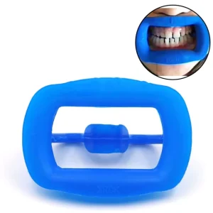 plastic double ended intraoral stainless disposable dental mouth silicone cheek retractor with tongue guard