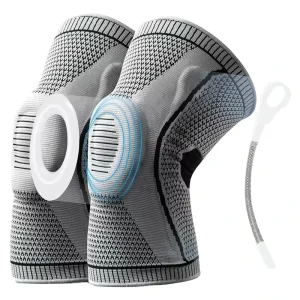 High Quality Compression Sport Knee Sleeve with Professional Protection for Basketball & Football Crawling Sports Safety