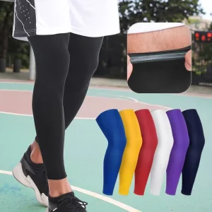 Men’s Flexible Sports Compression Leg Cover Knee Long Sleeve Outdoor Basketball Football Running Riding Stock Protector Supplies